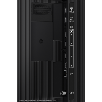 [Sáms~úñg 2025 Ñ~éó QL~ÉD QÑ~1ÉF มีพอร์ต ÚS~B, HDM~Í, LÁÑ~, เสาอากาศ และอื่น ๆ ที่ด้านข้าง]