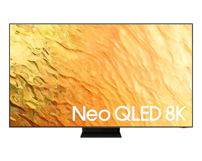 ดูราคาโทรทัศน์ Samsung 65 นิ้ว ทีวี 8K Neo QLED ที่มอบความคมชัดระดับ 8K ให้ภาพคมชัดสมจริง พร้อมด้วยเสียงรอบทิศทางเหมือนอยู่ในเหตุการณ์. หน้าจอ Neo QLED 8K QN800B สี Black ที่กำลังโชว์ภาพคลื่นน้ำสีทอง