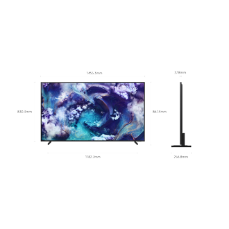 [ขนาดหน้าจอ Sáms~úñg Ñ~éó QL~ÉD QÑ~900F เท่านั้น (1455.3 x 830.3 x 37.8 มม.) ความสูงพร้อมขาตั้งขากลมสีดำ (867.4 มม.) ขนาดขาตั้งขากลมสีดำ (1182.7 x~ 256.8 มม.)]