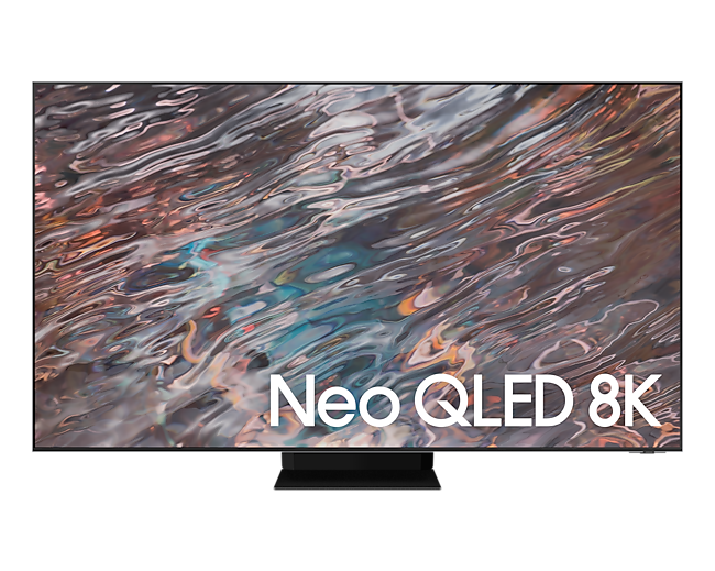 ภาพด้านหน้าของตัวทีวี 75 นิ้ว  QN800A Neo QLED 8K Smart TV (2021)