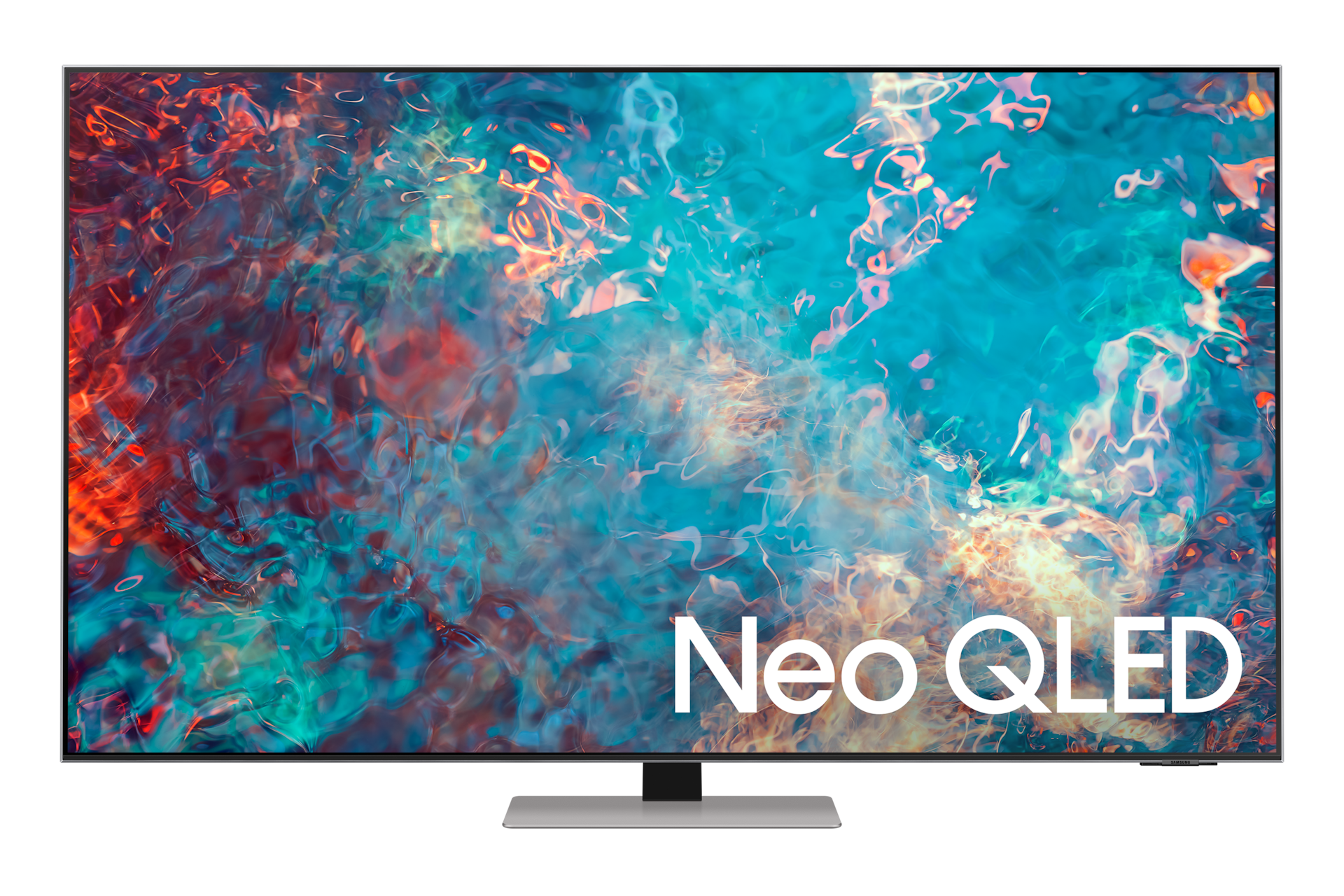 ภาพด้านหน้าของตัวทีวี 75 นิ้ว  QN85A Neo QLED 4K Smart TV (2021)