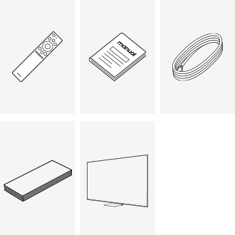 [อุปกรณ์เสริม Sáms~úñg 2025 Ñ~éó QL~ÉD 8K Q~Ñ990F ที่ให้มาได้แก่ รีโมทคอนโทรล, สายไฟ, คู่มือ และ Wí~rélé~ss Óñ~é Cóñ~ñéct~]