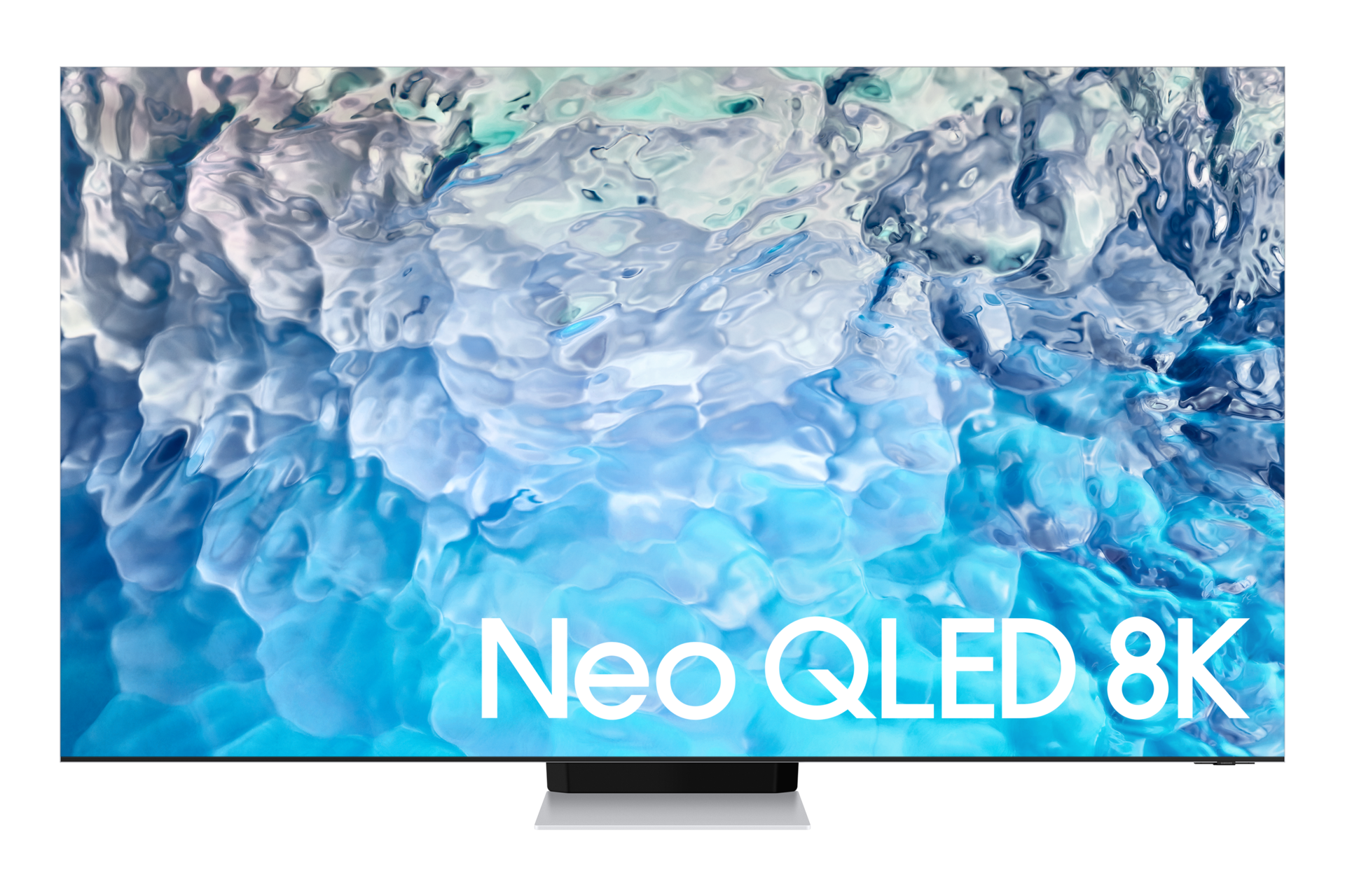 ดูราคาทีวี 85 นิ้ว ทีวี Samsung 8K Neo QLED คมชัดสมจริงระดับ 8K เต็มอิ่มกับมุมมองไร้ขีดจำกัด พร้อมเสียงรอบทิศทางเหมือนอยู่ในเหตุการณ์. ด้านหน้าของ Neo QLED 8K QN900B 85 นิ้ว สี Black ที่มีตัวหนังสืออ่านได้ว่า Neo QLED 8K ตรงมุมล่างขวา