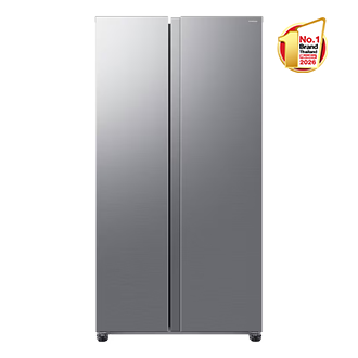 ตู้เย็น Side by Side RS40H53X2TST พร้อมด้วยดีไซน์โมเดิร์นอันโดดเด่น 529 ลิตร Silver