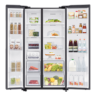 front-open-with-food Black