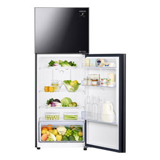 front-bottom-open-with-food Black