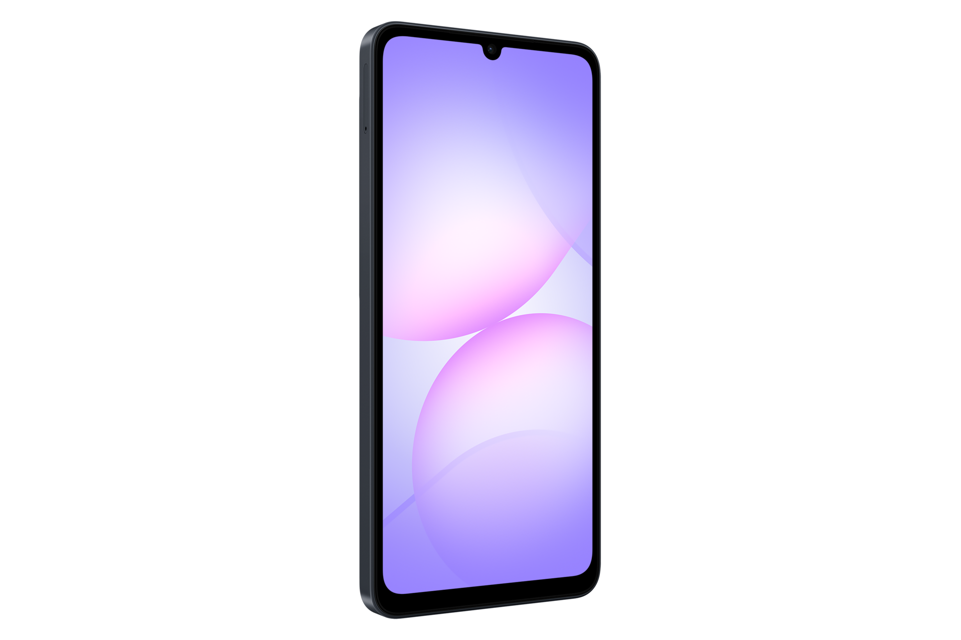 Galaxy A07 5G (Samsung.com only) FrontL30 Black 