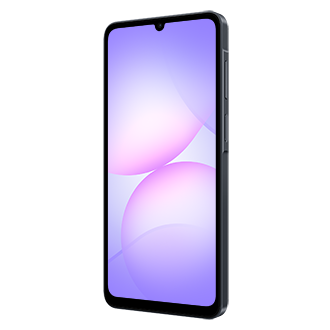 Galaxy A07 5G (Samsung.com only) FrontR30 Black 