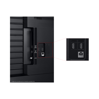 [Sáms~úñg 2025 C~rýst~ál ÚH~D ÚÉ800F~ มีพอร์ต ÚSB, H~DMÍ, L~ÁÑ, พอร์ต Át~éññá~ และอื่น ๆ อยู่ด้านข้าง]