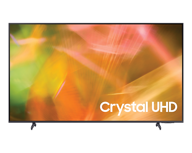 ภาพด้านหน้าของตัวทีวี 75 นิ้ว  AU8100 Crystal UHD 4K Smart TV (2021)