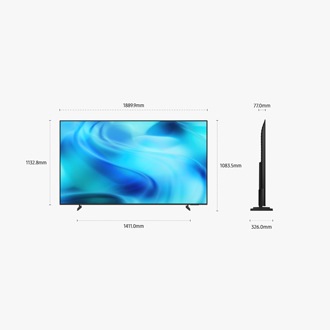 85" Crystal UHD U8000H 4K Samsung Vision AI Smart TV (2026) Titanium Gray