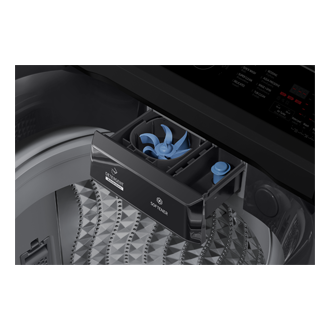 WA80F/25 Bespoke AI with AI Wash and Ecobubble™. F 25 Detail3 Deep Charcoal 