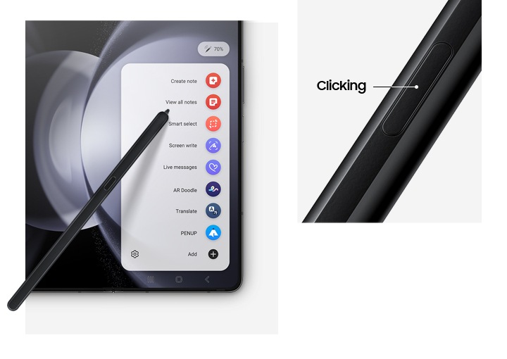 Galaxy S Pen Fold5 Edition - Siyah | Samsung Türkiye