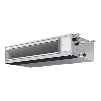 2026 FJM R32 global AJ5000D Home Duct with 2-way Air Inlet, Slim & Compact design R-Dynamic Silver 