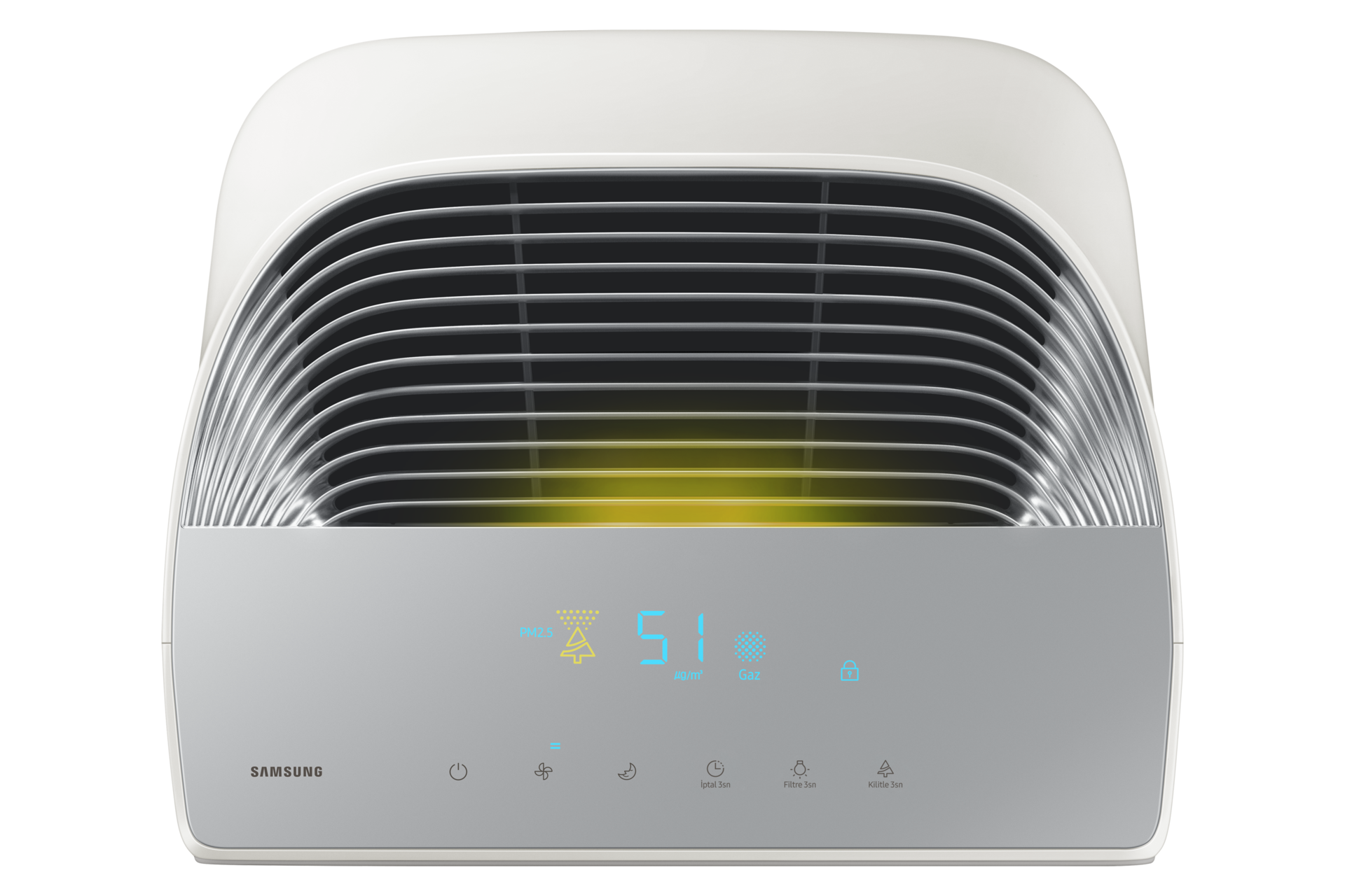 AX5500 Air Purifier with Multi-Layered High Efficiency Purification System Top3 Silver 