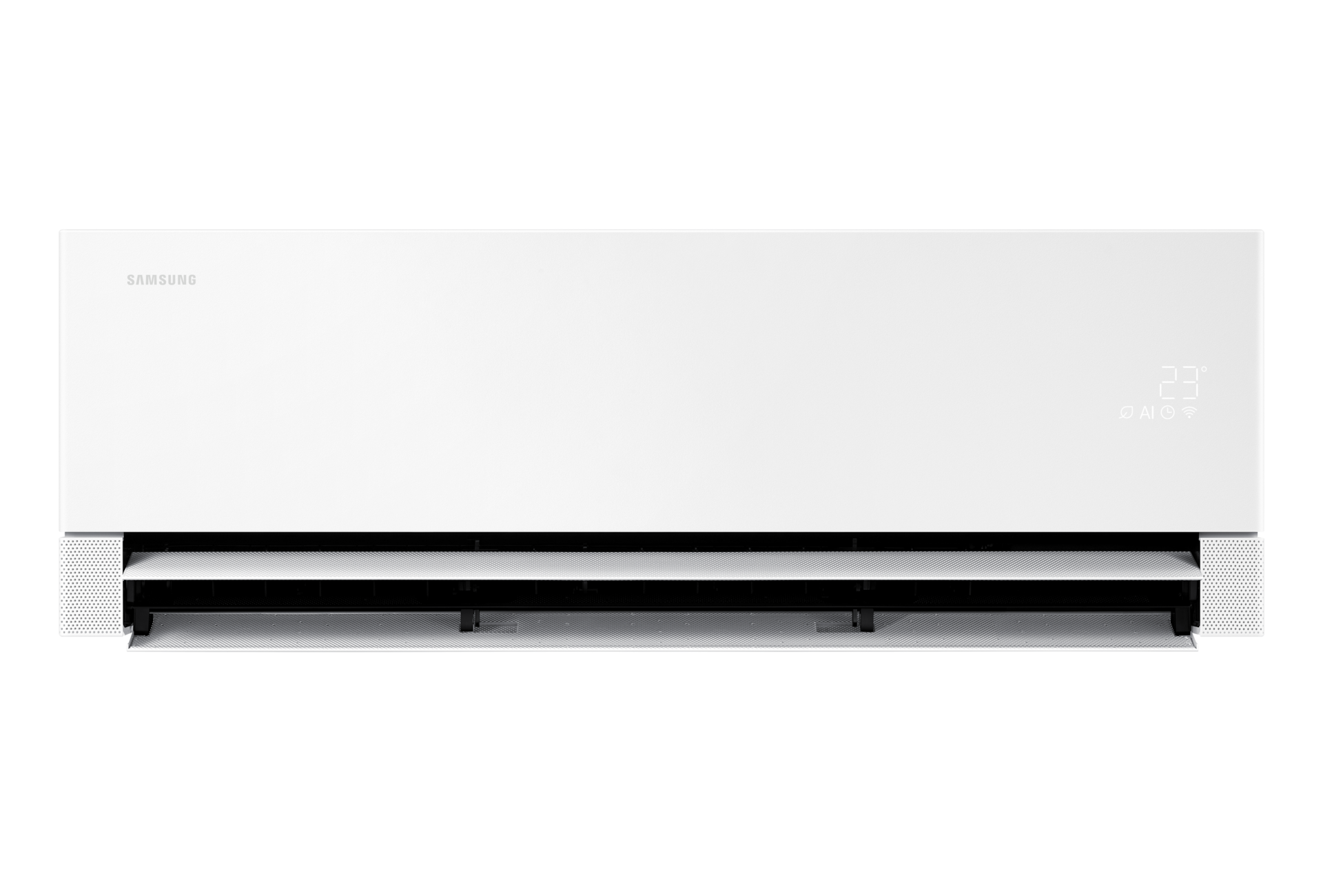 AR80H AI Motion Wind Wall mount Front-Open White 