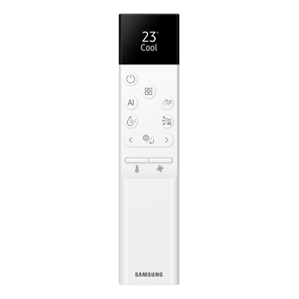 AR80H AI Motion Wind Wall mount Remote-Front-On White 