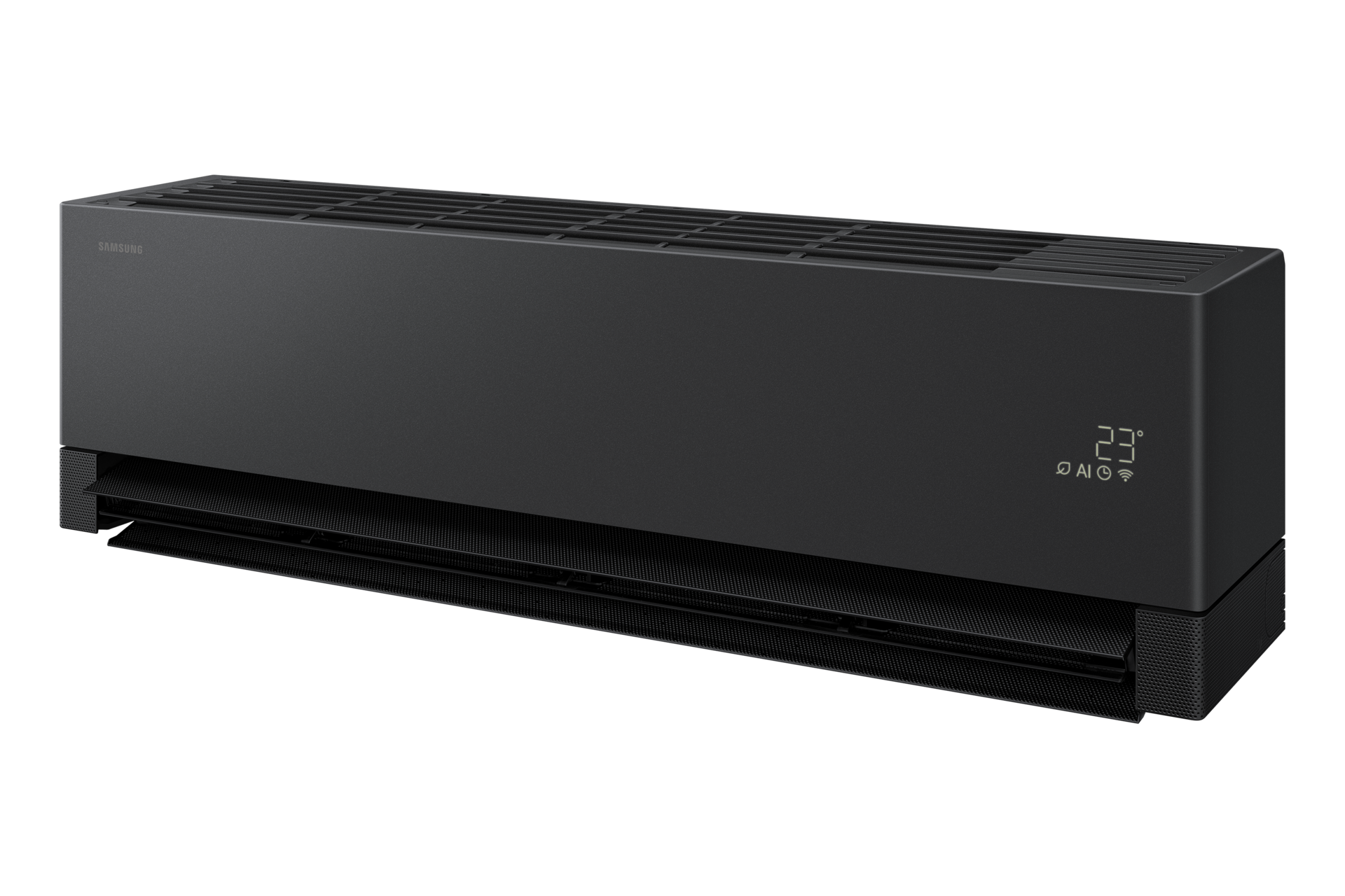 Bespoke AI WindFree Pro Black Duvar Tipi Split Klima 24.000 BTU R-Perspective-Open Black 