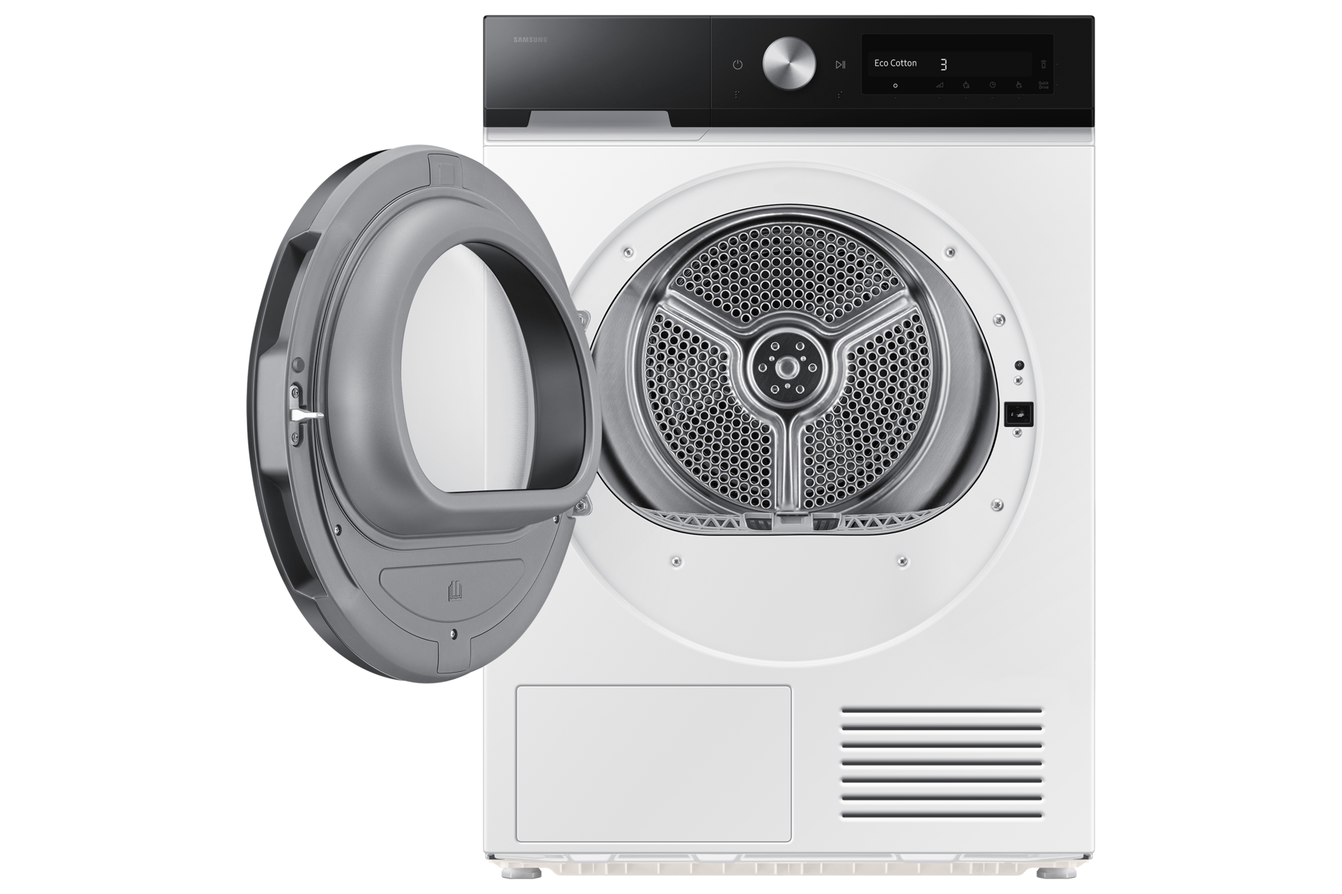 Laundry Dryer with A Energy Efficiency Rating Front-Open White 