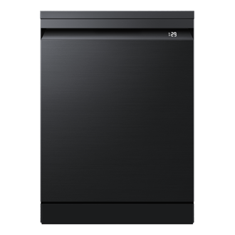 DW90H/24 Freestanding Dishwasher Energy Efficiency and AI Wash ⠀ Front Black 