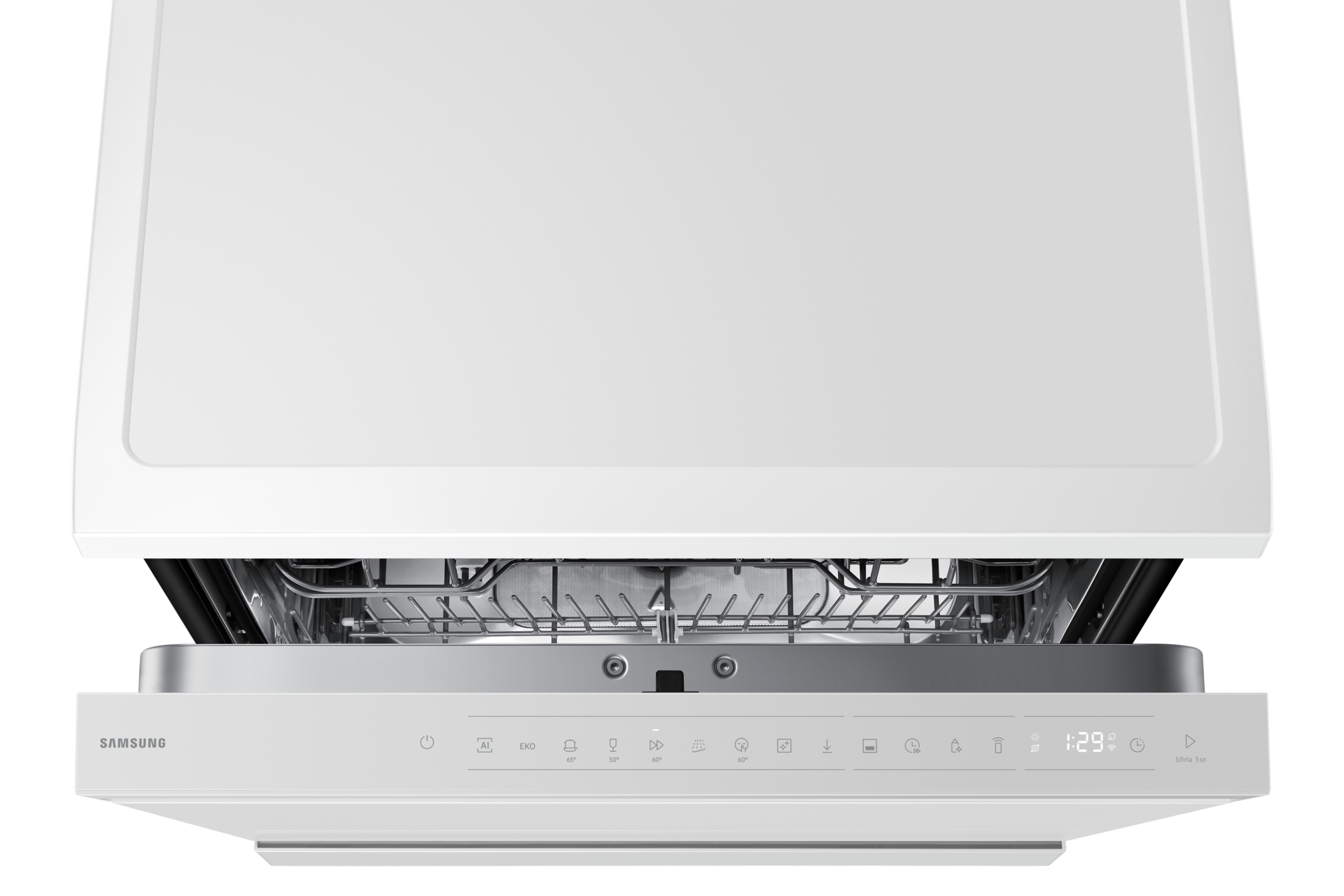 Solo Bulaşık Makinesi Yapay Zeka Yıkama 8 Program + 4 İndirilebilir Program ⠀ Control-Panel Essential White 