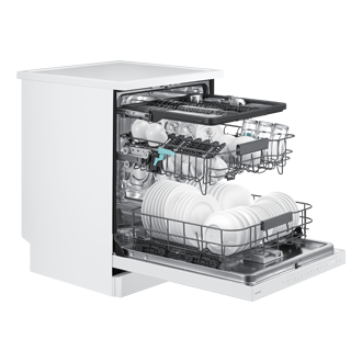 Solo Bulaşık Makinesi Yapay Zeka Yıkama 8 Program + 4 İndirilebilir Program ⠀ Dynamic1 Essential White 