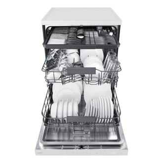Solo Bulaşık Makinesi Yapay Zeka Yıkama 8 Program + 4 İndirilebilir Program ⠀ Front-Open3 Essential White 