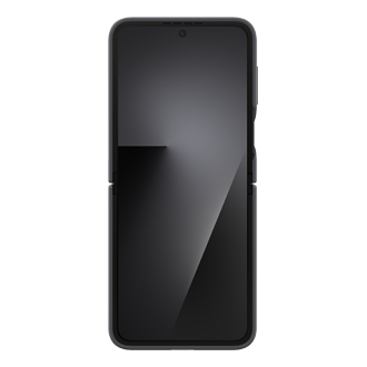 Silicone Case for Galaxy Z Flip7 FE, Z Flip6 Back Black 