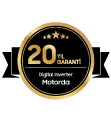 Digital Inverter Motorda 20 yıl garanti