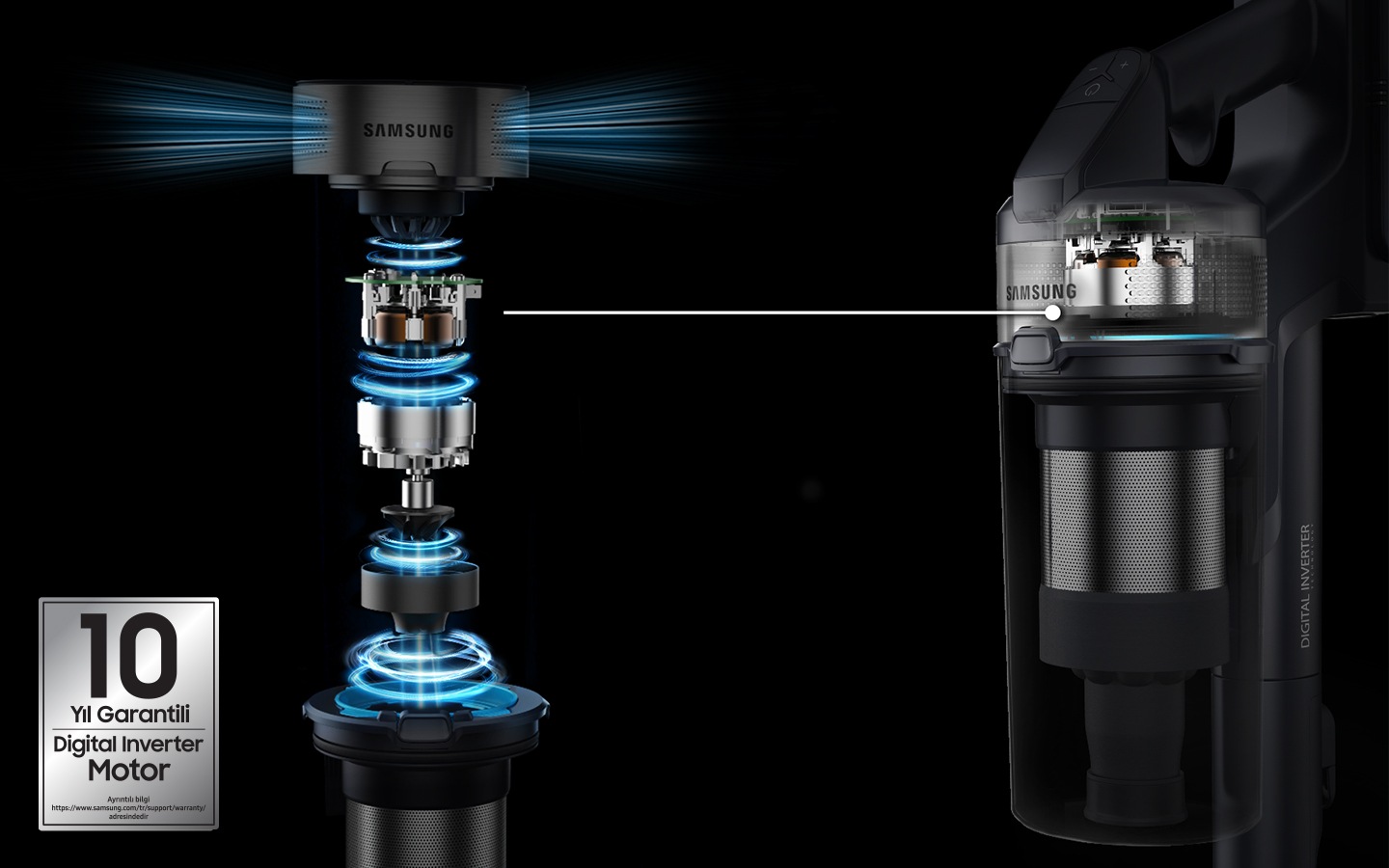 Yüksek emiş gücü