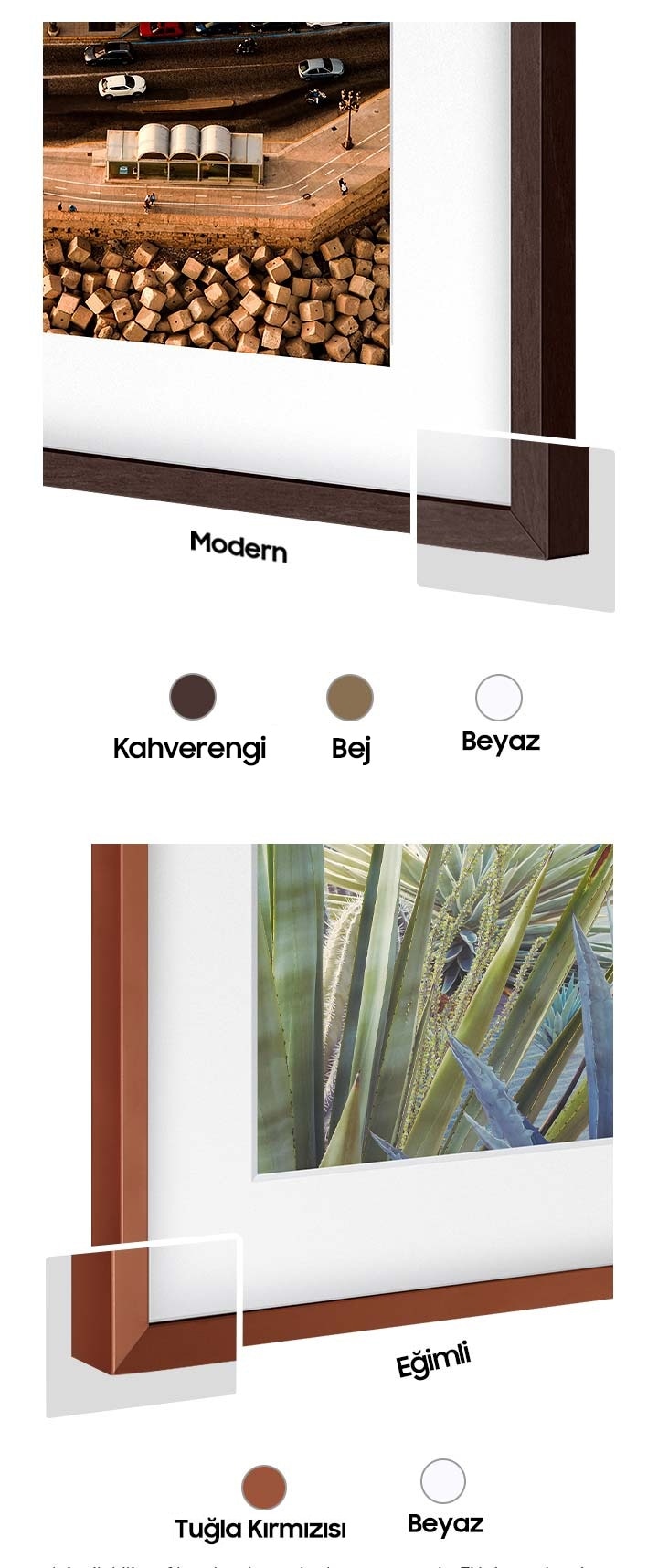 Modern Kişiselleştirilebilir Çerçeve (21/22 The Frame TV