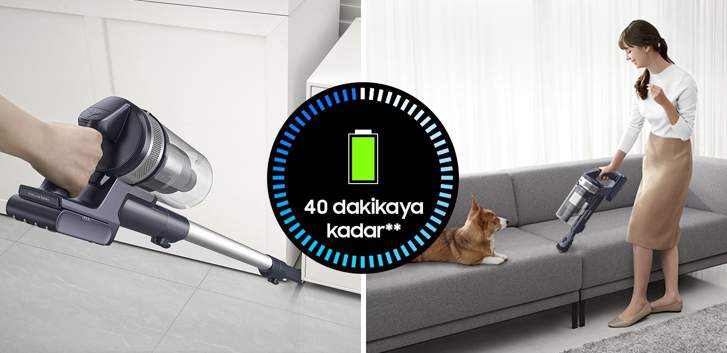 40 dakikaya kadar** temizleme