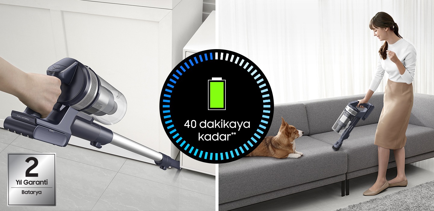 40 dakikaya kadar** temizleme