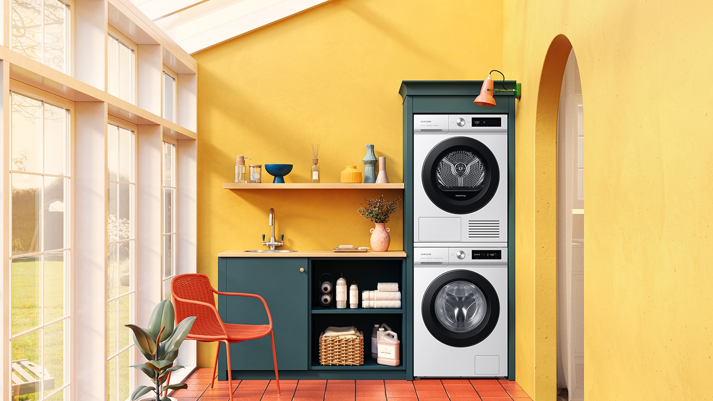 WW5300B is installed in the laundry room.