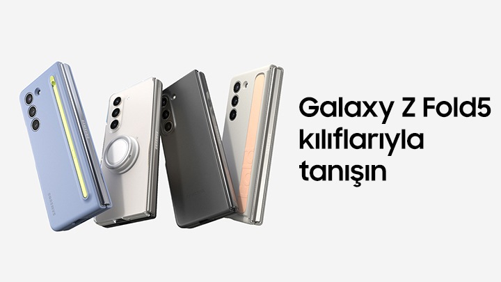 Galaxy Z Fold5 İnce Kalemli Kılıf - Grafit | Samsung Türkiye