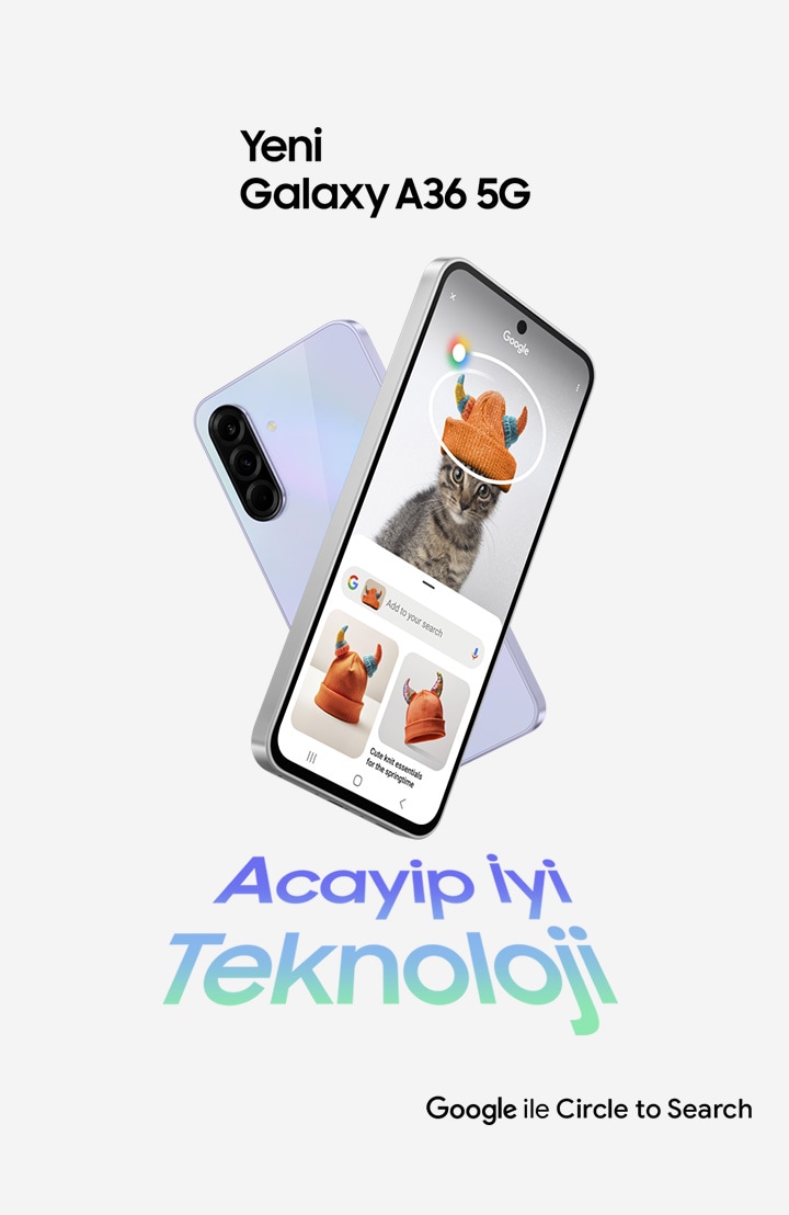 Galaxy A36 5G Açık Gri 256 GB | Samsung Türkiye