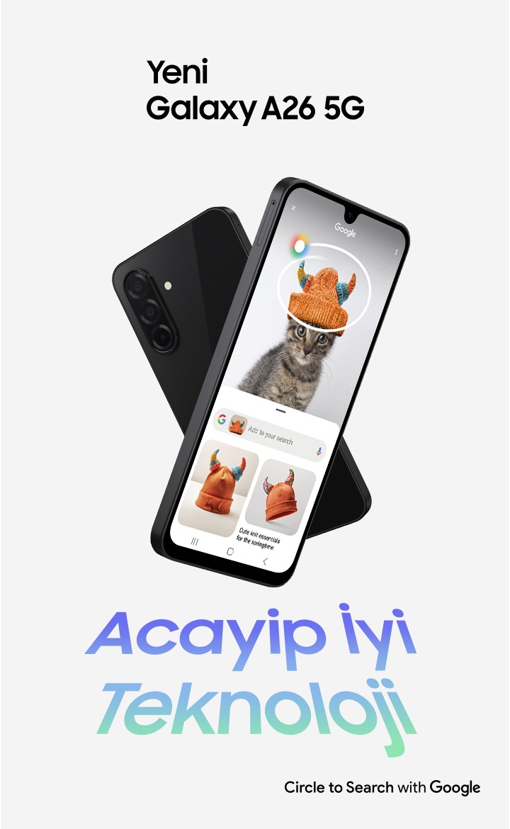 Galaxy A26 5G Siyah 128 GB | Özellikler | Samsung Türkiye