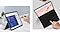 Book Cover Keyboard ile yatay şekilde kullanılan ve ekranında Note Assist uygulaması görünen Galaxy Tab S10 FE+’ya S Pen doğrultmuş bir kişi görülüyor. Book Cover Keyboard üzerindeki dokunmatik fare ile Galaxy Tab S10 FE+’da Note Assist uygulamasını kullanan biri üstten görülüyor.
