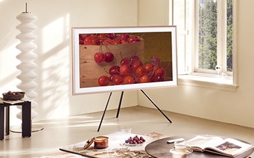 The Frame Pro melds with decor