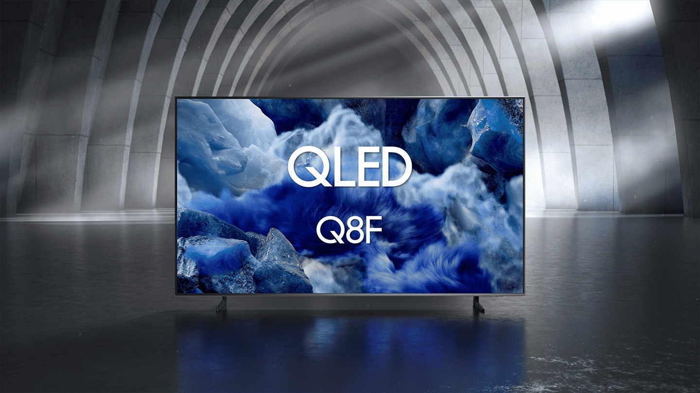 Samsung QLED Q8F TV. AirSlim tasarımı. Q4 Yapay Zeka İşlemcisi. TUV Rheinland tarafından onaylanmış Quantum Dot ile %100 Renk Hacmi. Quantum Dot ile bir milyar renk tonu. Kadmiyum, RoHS kapsamında kısıtlanan altı maddeden biridir. Güvenli QD Kadmiyum İçermez SGS logosu. Gerçek renkler, gerçek QLED. Hak ettiğiniz üstün performans. Samsung’un kadmiyum içermeyen Quantum Dot katmanı tarafından güçlendirilen canlı ve doğru renkler sunar. 4K Görüntü Ölçekleme teknolojisi, en sevdiğiniz içerikleri 4K çözünürlükte izlemenizi sağlar. Uyarlanabilir Ses+, sesi her içerik türüne göre optimize eder. Q-Symphony, TV ve Soundbar sesini kusursuz bir uyum içerisinde oynatır. OTS Lite, alanınızı 3D çevresel ses ile doldurur. Sanat Mağazası, her yıl eklenen 370’in üzerinde ücretsiz sanat eseri dahil 3.000’den fazla sanat eseri ile dünyaca ünlü müzeleri oturma odanıza getirir. Samsung Knox Güvenliği. Akıllı ev güvenliği. Kimlik avı sitelerini engelleme. Düzenli güncellemeler. Gizliliğiniz. Koruma Altında. 19 yıldır Dünyanın 1 Numaralı Televizyonu. Karşınızda Samsung Vision AI. One UI Tizen ile 7 yıl ücretsiz işletim sistemi yükseltmesi. Samsung.com adresinde daha fazlasını keşfedin. Samsung logosu.