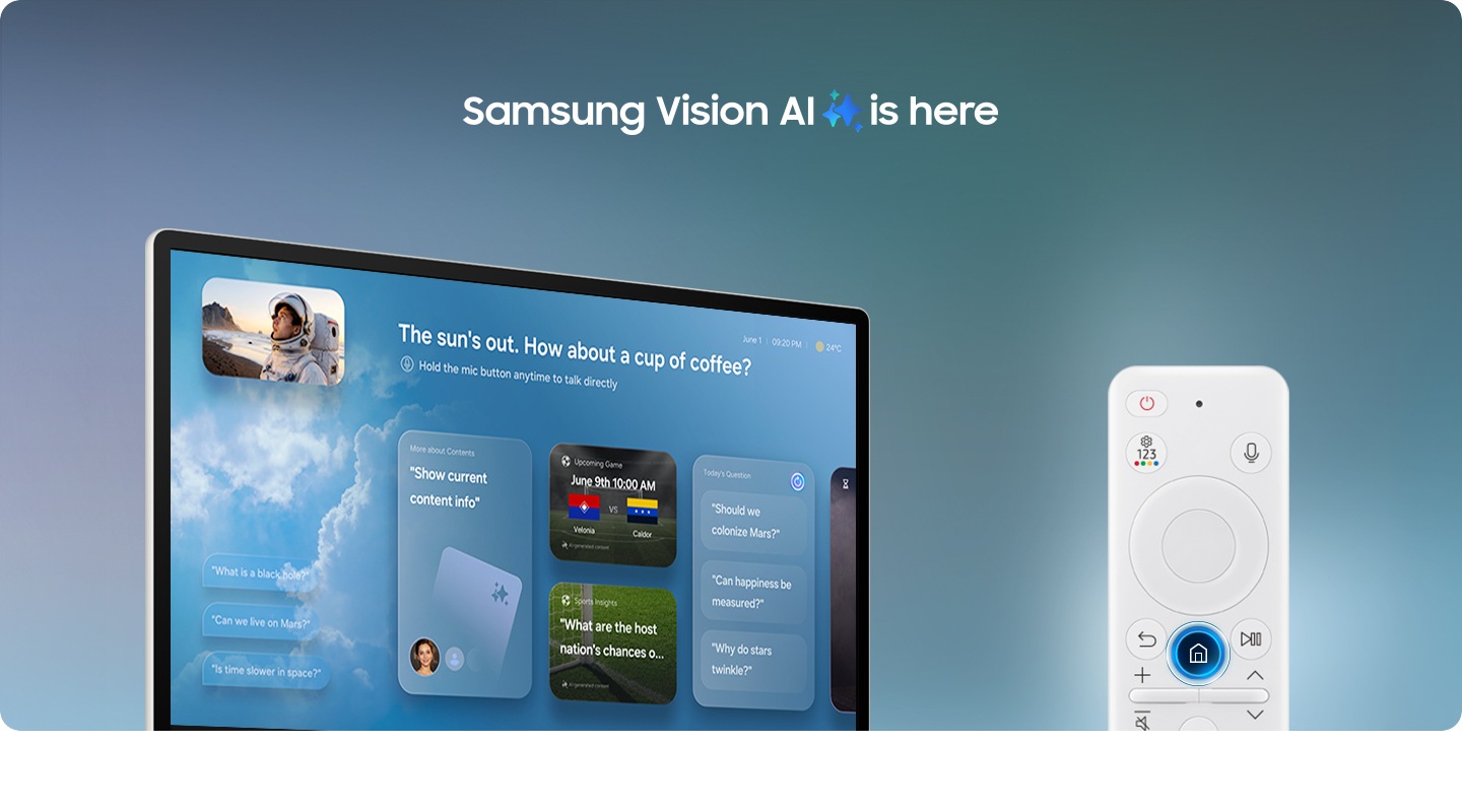 Asistanınıza dilediğiniz her şeyi sorun. Karşınızda Samsung Vision AI.