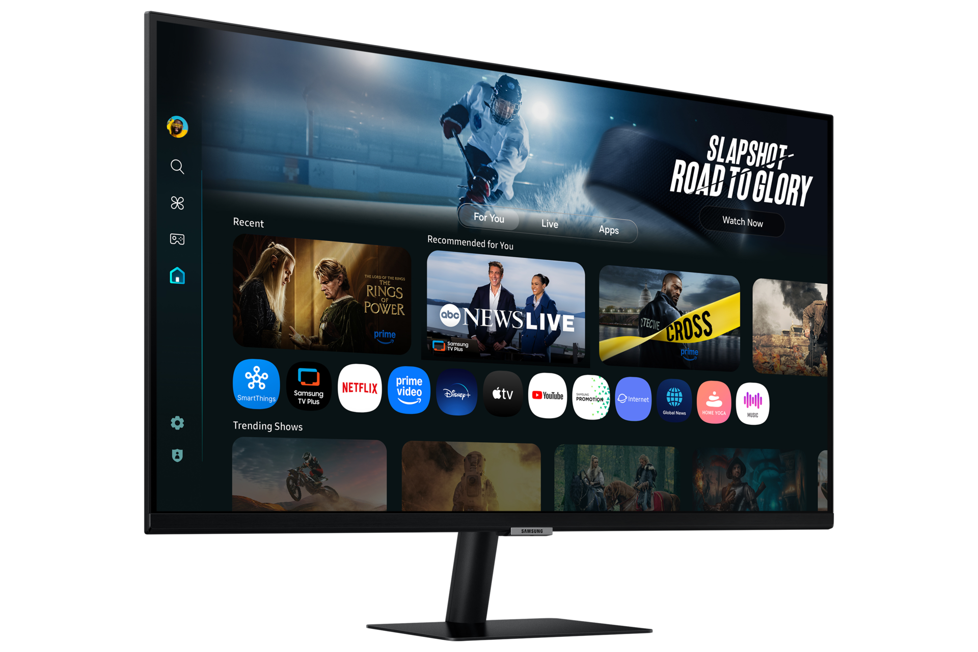 32" Smart Monitör M7 M70F 4K 60 Hz Siyah