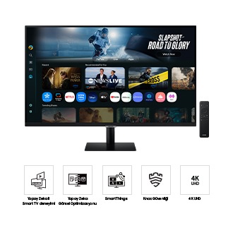 [32" Smár~t Móñ~ítör M~7 M70F 4K 60 H~z Síý~áh]