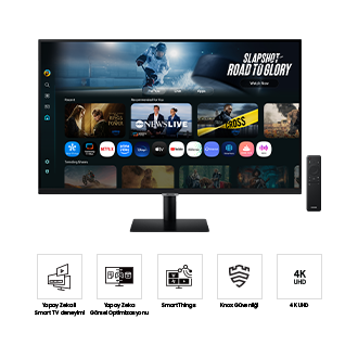 32" Smart Monitör M7 M70F 4K 60 Hz Siyah