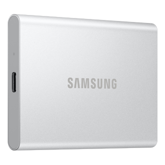Portable SSD T7 Resurrected USB 3.2 Gen 2 L-Perspective Silver 