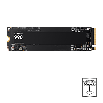 990 PCIe 4.0 NVMe M.2 SSD Front Black 