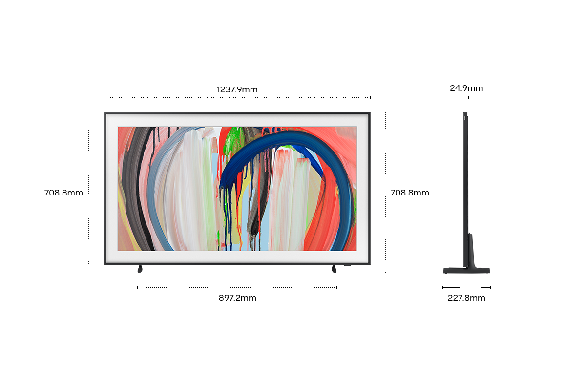 55" The Frame LS03HA 4K Samsung Vision AI Smart TV (2026) Siyah
