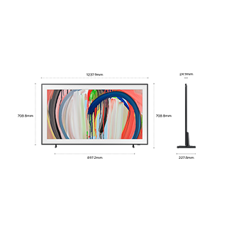 55" The Frame LS03HA 4K Samsung Vision AI Smart TV (2026) Siyah