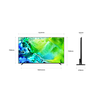 55" Neo QLED QN80H 4K Samsung Vision AI Smart TV (2026) Titanium Black