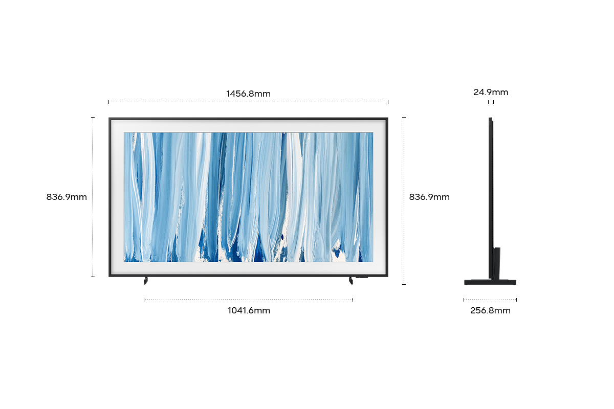 65" The Frame Pro LS03HW 4K Samsung Vision AI Smart TV (2026) Black